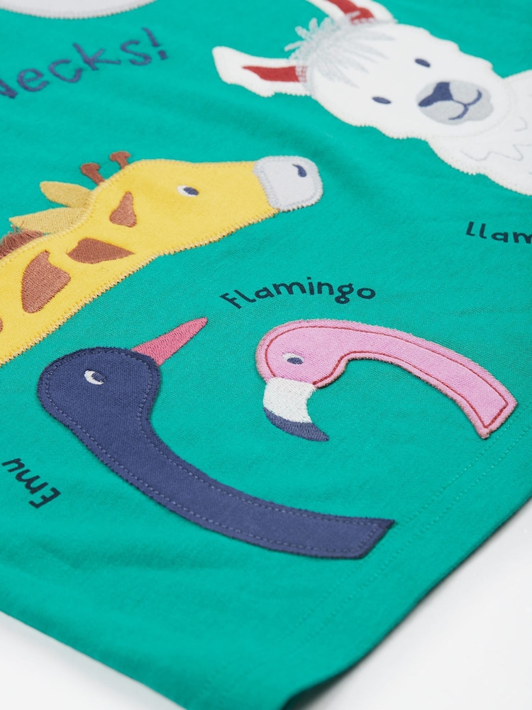 Frugi Red Carsen Applique T-shirt - Kids Top - Image 6 of 6