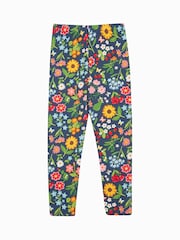 Frugi Blue Bunny Printed Leggings - Image 1 of 4
