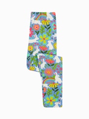 Frugi Blue Bunny Printed Leggings - Image 2 of 5