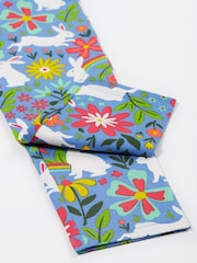 Frugi Blue Bunny Printed Leggings - Image 4 of 5