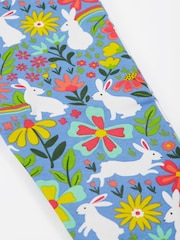 Frugi Blue Bunny Printed Leggings - Image 5 of 5