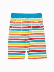 Frugi Blue Sunny Cotton Shorts - Image 3 of 5