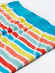 Frugi Blue Sunny Cotton Shorts - Image 4 of 5