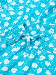 Frugi Blue Geneva 100% Cotton Jumpsuit - صورة 5 من 7
