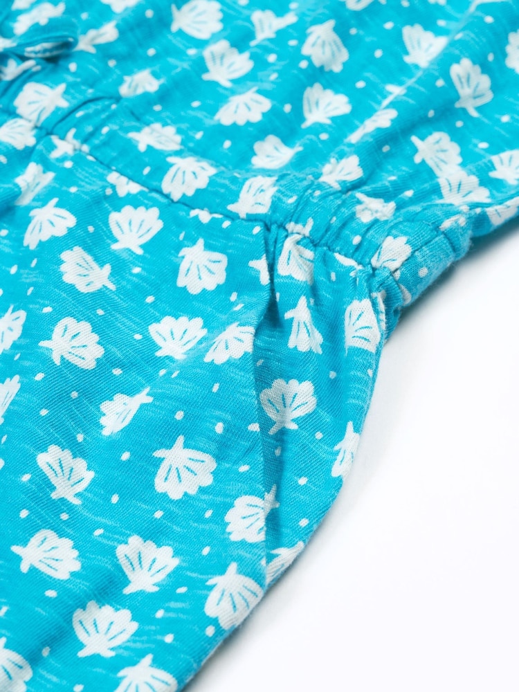 Frugi Blue Geneva 100% Cotton Jumpsuit - صورة 7 من 7