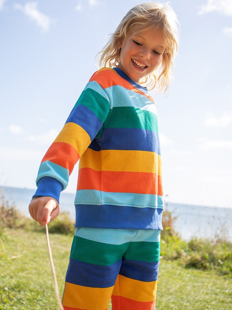 Frugi Kids Rainbow Superb 100% Organic Cotton Sweatshirt Clothing - Image 1 of 5