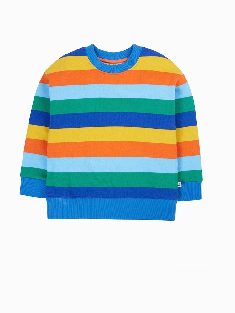 Frugi Kids Rainbow Superb 100% Organic Cotton Sweatshirt Clothing - Image 2 of 5
