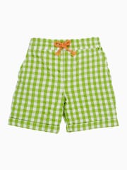 Frugi Green Gingham Shorts - Image 1 of 4