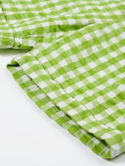 Frugi Green Gingham Shorts - Image 4 of 4