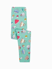 Frugi Blue Bunny Printed Leggings - Image 1 of 4