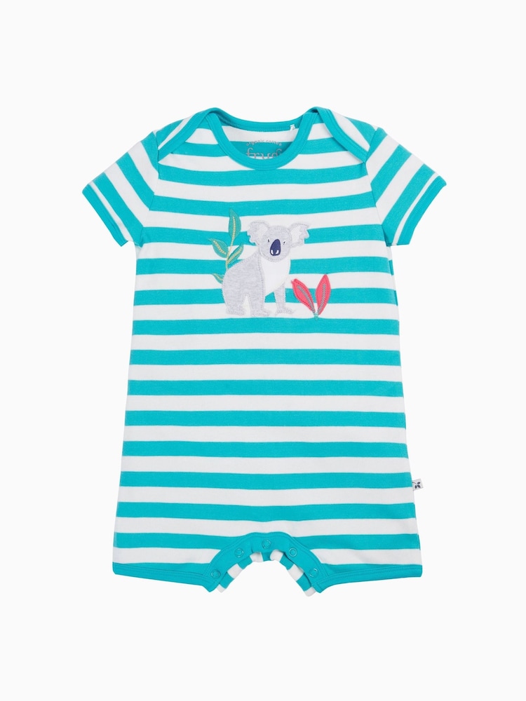 Frugi Baby Yellow Rue 100% Organic Cotton Romper - Image 1 of 3