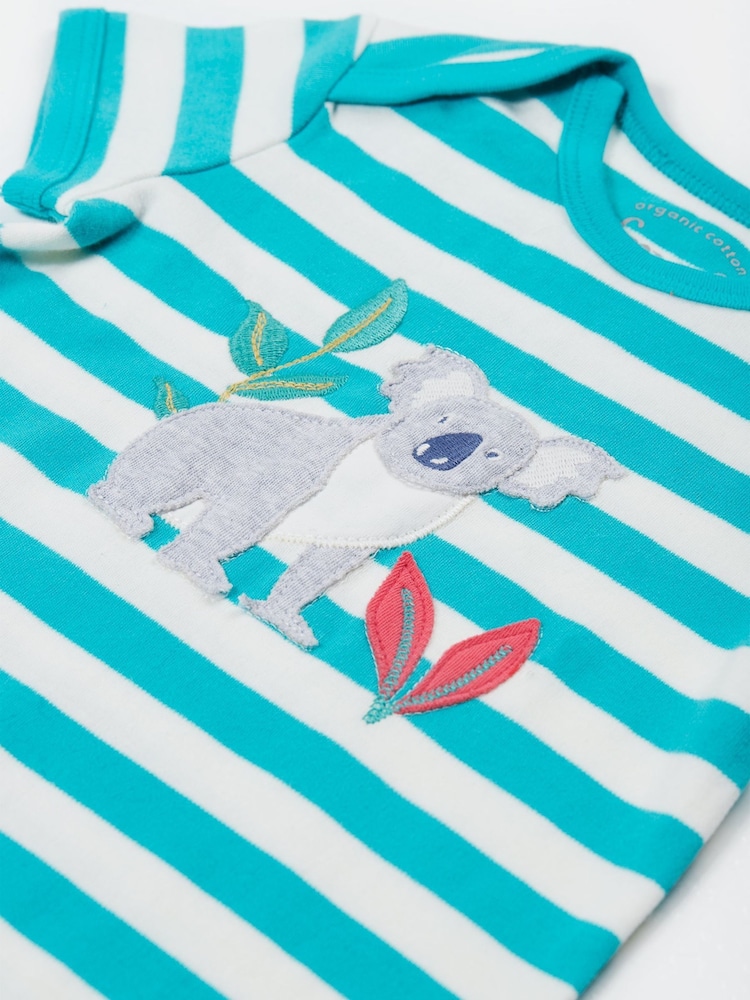 Frugi Baby Yellow Rue 100% Organic Cotton Romper - Image 2 of 3