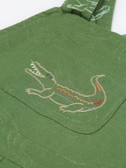 Frugi Green Rocky Reversible 100% Organic Cotton Dungarees - Image 6 of 7