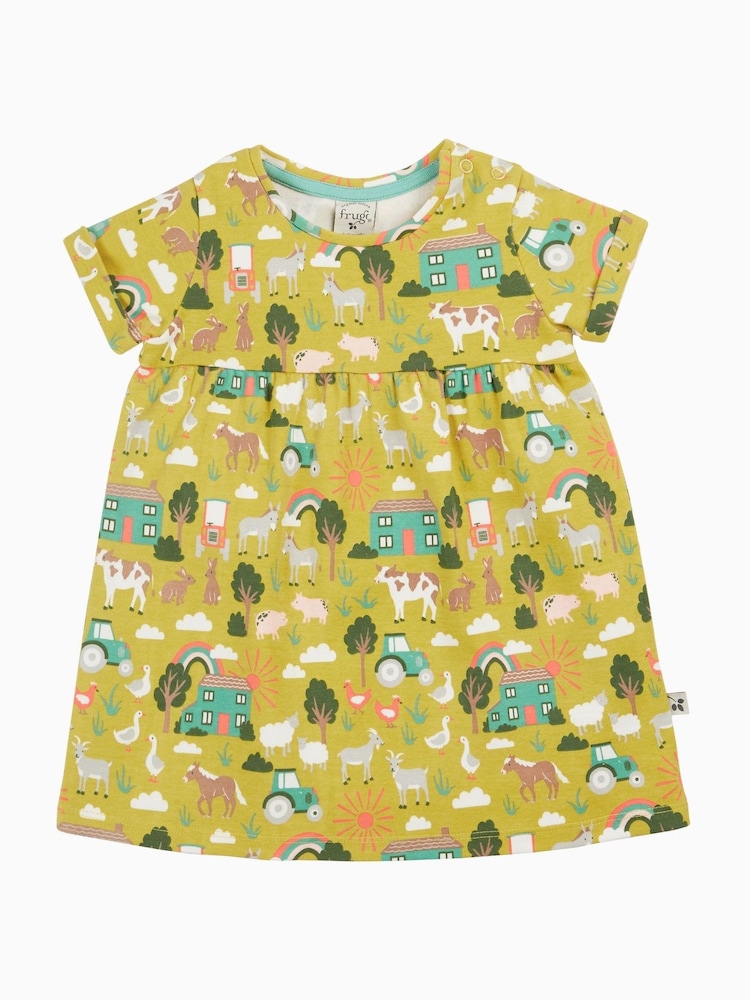 Frugi Kids Tallie White Dress - Image 1 of 4
