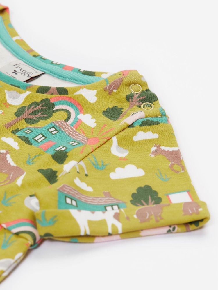 Frugi Kids Tallie White Dress - Image 2 of 4