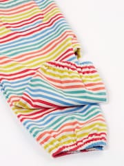 Frugi Blue Dory Playsuit Rainbow Dungarees - Imagen 4 de 4