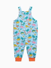 Azul - Frugi Blue Dinosaur Parsnip Dungarees - Imagen 1 de 4