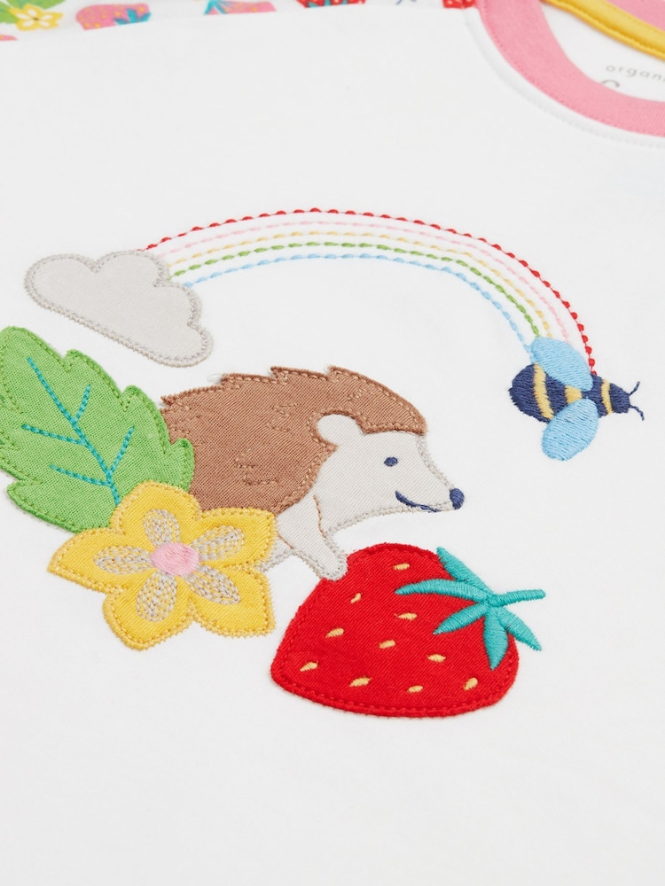 Blanco roto - Frugi White Dinosaur Pyjamas - Imagen 2 de 4