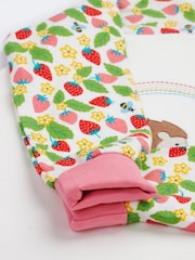 Blanco roto - Frugi White Dinosaur Pyjamas - Imagen 3 de 4
