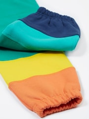 Frugi Green Malpas Colour Block 100% Organic Cotton Joggers - Imagen 3 de 5