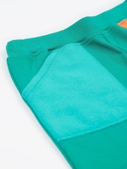 Frugi Green Malpas Colour Block 100% Organic Cotton Joggers - Imagen 5 de 5