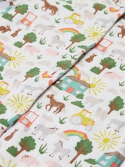 Frugi White Dinosaur Sleepsuit - Baby Clothing - Image 4 of 4