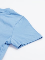 Frugi Blue Avery Appliqué 100% Organic Cotton T-Shirt - Image 5 of 5