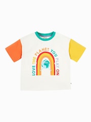 Frugi Towan Relaxed 100% Organic Cotton T-Shirt Non Appliqué - Image 2 of 6