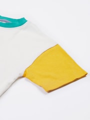 Frugi Towan Relaxed 100% Organic Cotton T-Shirt Non Appliqué - Image 4 of 6