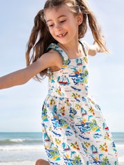 Frugi Girls Seraphina White Dress - Image 1 of 8
