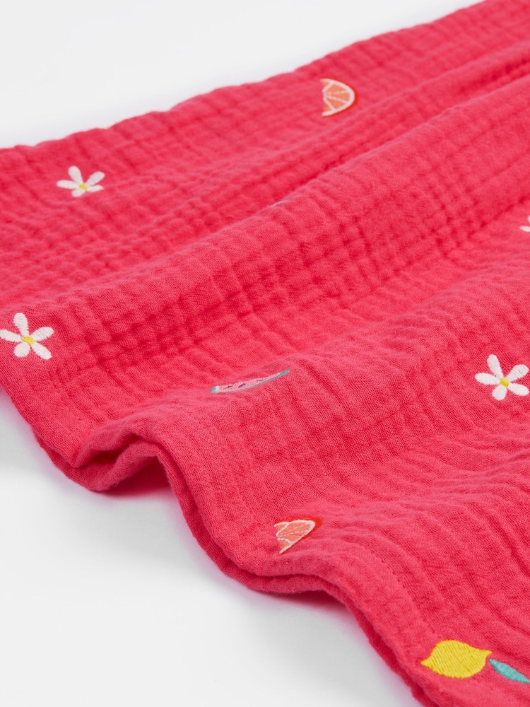 Frugi Pink Asha Muslin 100% Organic Cotton Dress - Image 5 of 5 Frugi Pink Asha Muslin 100% Organic Cotton Dress - Image 5 of 5