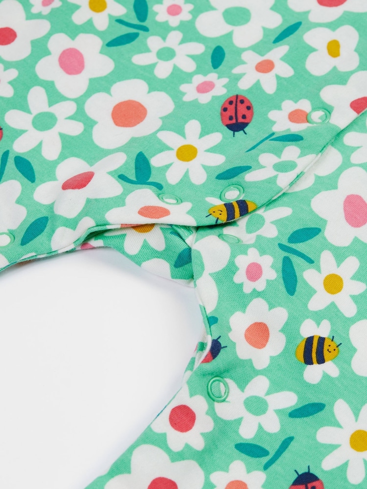 Frugi White Dinosaur Sleepsuit - Baby Clothing - Image 4 of 4