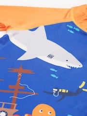 Naranja - Frugi Rainbow Sun Safe Rash Vest - Moda baño - Imagen 3 de 4