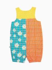 Frugi Green Summer Printed 100% Organic Cotton Dungarees - Imagen 4 de 8
