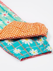 Frugi Green Summer Printed 100% Organic Cotton Dungarees - Imagen 5 de 8