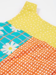 Frugi Green Summer Printed 100% Organic Cotton Dungarees - Imagen 8 de 8