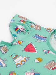 Frugi Girls Pink Morwenna Skater Dress - Image 2 of 6