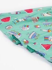 Frugi Girls Pink Morwenna Skater Dress - Image 3 of 6