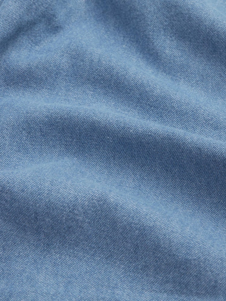 Frugi Blue Eleanor Denim 100% Organic Cotton Culottes - Image 4 of 5