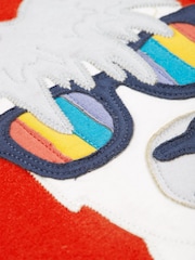 Красный - Красная футболка с аппликацией Frugi Carsen - Детский топ - Image 3 of 4