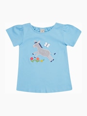 Frugi Blue Emily Appliqué T-Shirt - Image 2 of 6