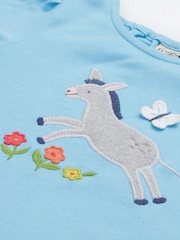 Frugi Blue Emily Appliqué T-Shirt - Image 3 of 6