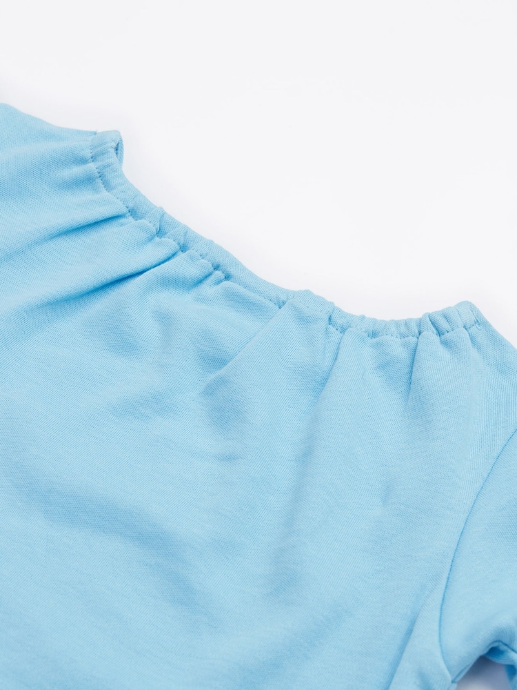 Frugi Blue Emily Appliqué T-Shirt - Image 6 of 6