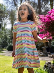Frugi Blue Lucy Rainbow Dress - Image 1 of 6