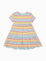 Frugi Blue Lucy Rainbow Dress - Image 3 of 6