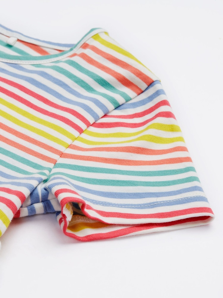 Frugi Blue Lucy Rainbow Dress - Image 6 of 6
