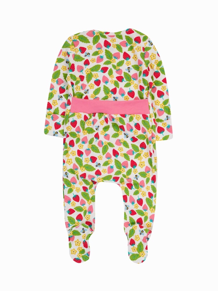Frugi Green Easy Dressing Printed Sleepsuit - Image 2 of 7