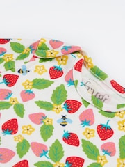 Frugi Green Easy Dressing Printed Sleepsuit - Image 3 of 7