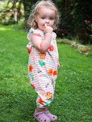 Frugi Rainbow Floral Playsuit - Imagen 1 de 6
