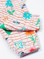 Frugi Rainbow Floral Playsuit - Imagen 5 de 6